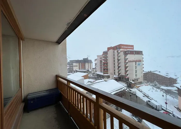 Appartement 6 places, superbe vue face à la montagne, 50m des pistes